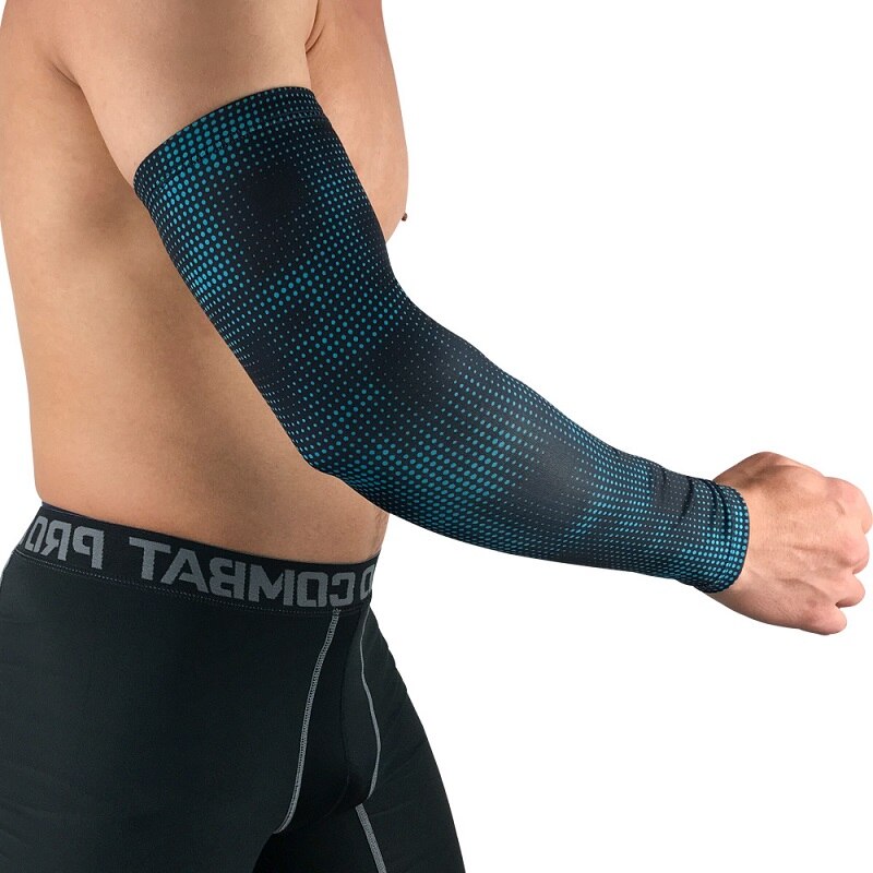 1 PC Elbow Support Elastic Long Arm Sleeve Sports Safety Elbow Pad Protector Compression Basketball Volleyball Elbow Brace Guard