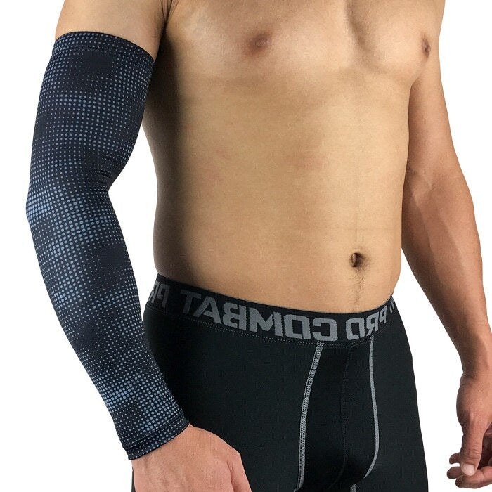 1 PC Elbow Support Elastic Long Arm Sleeve Sports Safety Elbow Pad Protector Compression Basketball Volleyball Elbow Brace Guard