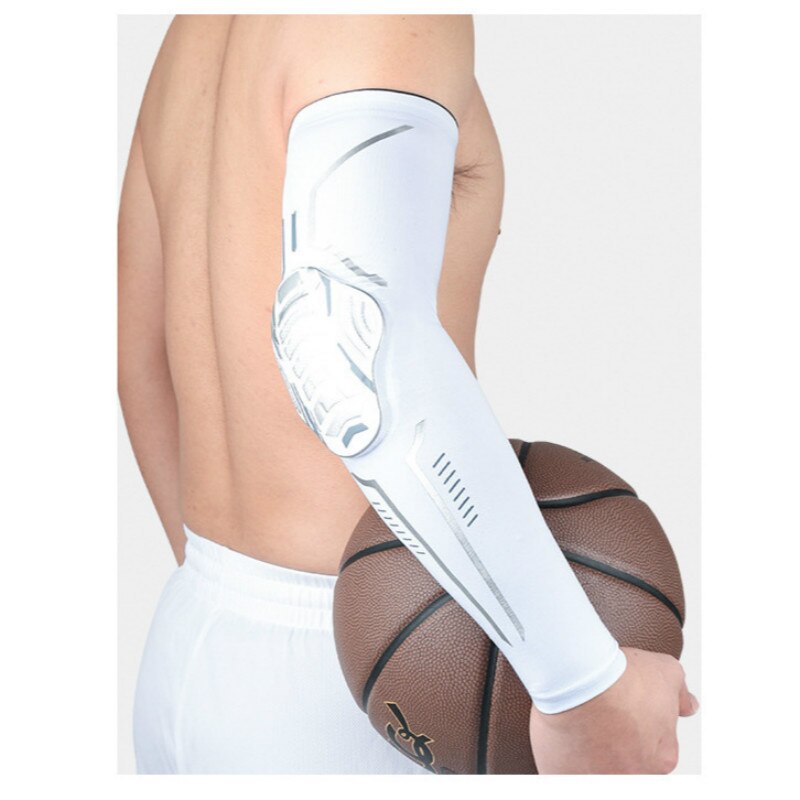 1PCS Basketball Football Riding Elbow Pad Protector Outdoor Sports Arm Guard Sleeve Cover Honeycomb Compression Elbow Support