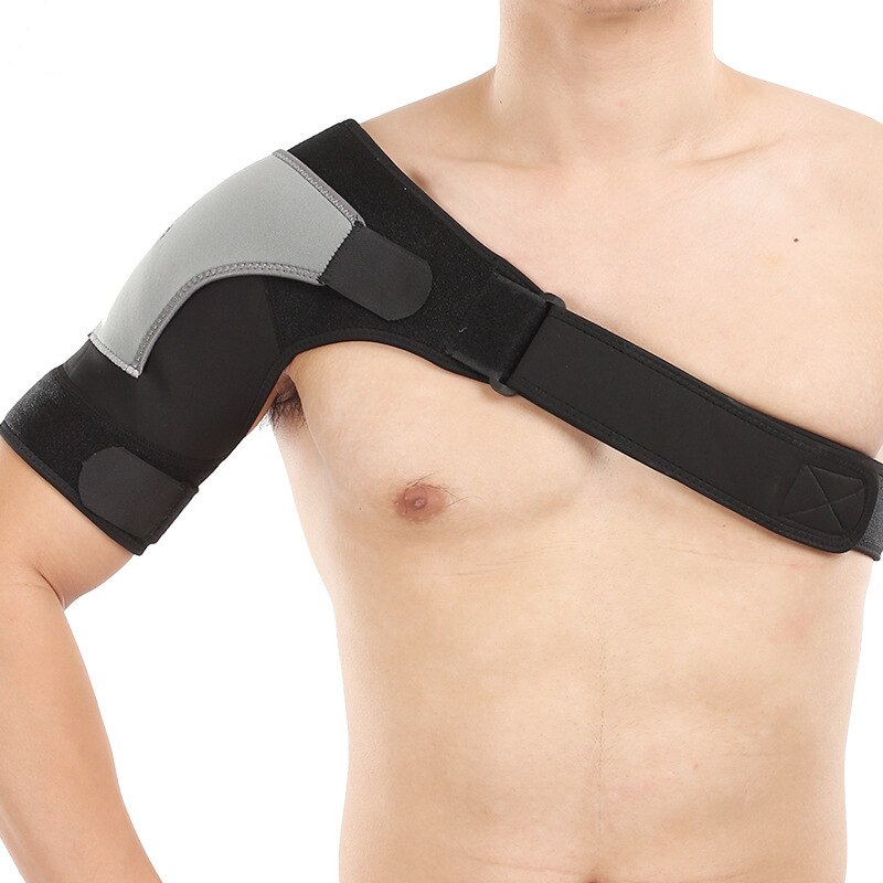 1pc Left Right Shoulder Strap Protector Adjustable Sports Shoulder Support Brace Bandage Injury  Joint Pain Relief