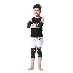 4pcs/Set Knee Pads Elbow Pads For Children Kids Fitness Dancing Football Basketball Cycling Support Play Sports Protector