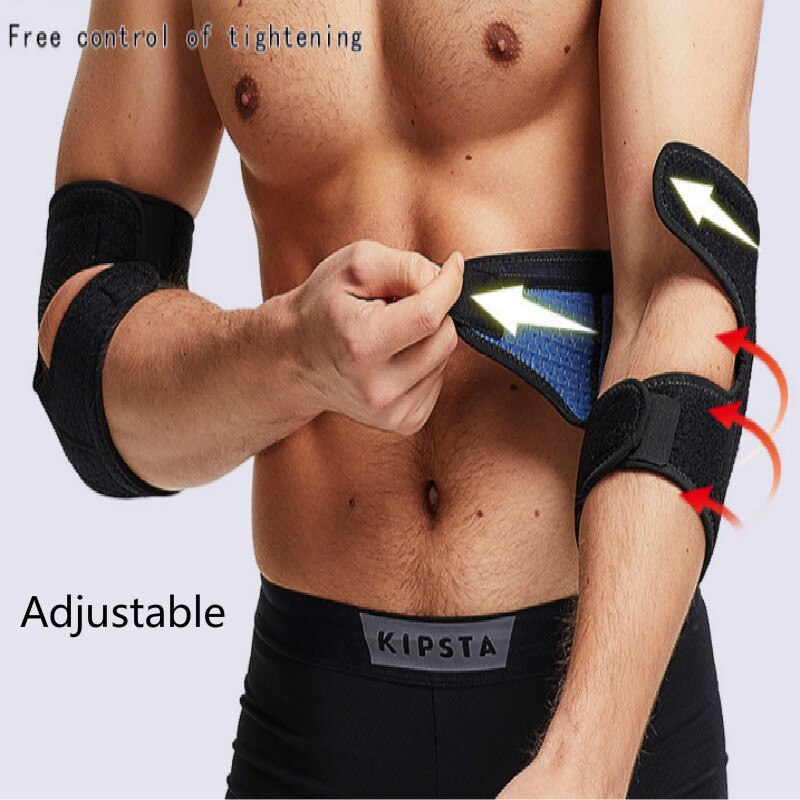 Adjustable Elbow Pads Protector Basketball Tennis Elbow Support Brace Thick Sponge Arm Sleeve Joint Pain Elbow Pad Guard Wrap