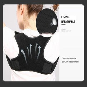 Back Spine Posture Corrector Strap Adjustable Shoulder Belt Protector Brace Pain Relief Compression Bandage for Men Women Child