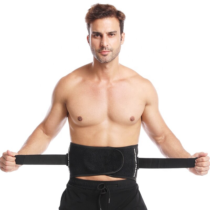 Breathable Lumbar Band Support Belt Lower Back Waist Brace Support Protection Relieve Back Pain Adjustable Trainer Strap Elastic