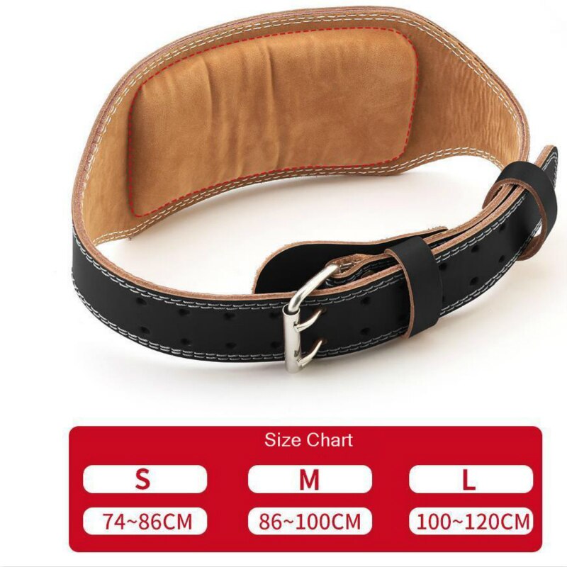 Cowhide Leather Waist Support Belt Weightlifting Lumbar Back Support Shaper Waist Trainer Trimmer Corset Body Slimming Unisex
