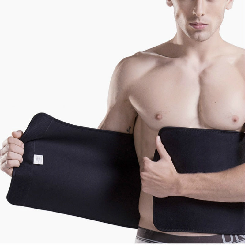 Fitness Sports Waist Support Belt Bodybuilding Sweat Belt Shaper Abdomen Back Lumbar Brace Waist Trainer Corset Slimming Trimmer