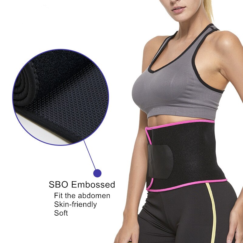 Gym Belt Waist Trainer Weight Loss Shapewear Sweat Trimmer Belt Fitness Sports Waist Support Wrap Sauna Back Belt for Women Men