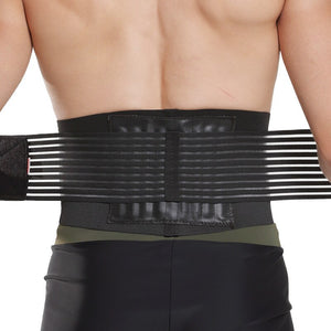 Gym Lumbar Support Waist Trimmer Breathable Lower Back Brace For Pain Injury Relief Gym Fitness Weightlifting Posture Corrector