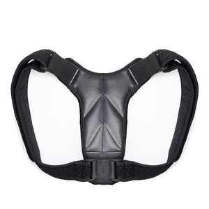 Leather Back Support Belt Spine Posture Corrector Brace Humpback Shoulder Belt Back Posture Correction Men Women Pain Relief