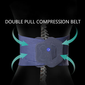 Lower Back Support Brace Lumbar Waist Belt Back Pain Relief Gym Fitness Waist Compression Belt Men Women Spine Support Protector