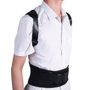 Men Women Back Shoulder Brace Upright Posture Corrector Kyphosis Spine Correction Fixer Back Support Belt Lumbar Corset Dropship