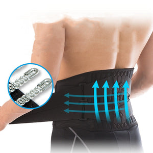 Men Women Waist Trimmer Spine Support Belt Steel Plate Support Gym Fitness Weightlifting Lumbar Back Brace Sport Accessories