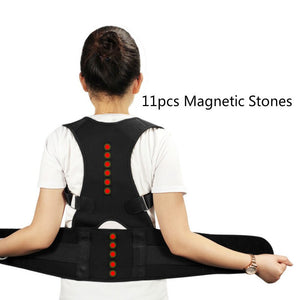 Orthopedic Magnetic Vest Posture Corrector Belt Adjustable Back Support Brace Band Waist Shoulder Lumbar Spine Correction Strap