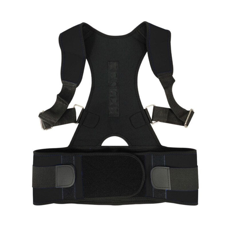 Orthopedic Magnetic Vest Posture Corrector Belt Adjustable Back Support Brace Band Waist Shoulder Lumbar Spine Correction Strap