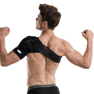 Self-heating Shoulder Brace Adjustable Shoulder Support Bandage Strap Dislocation Arthritis Joint Pain Relief Tennis Sports Safe