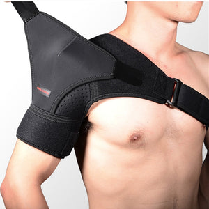 Single Shoulder Brace Sports Adjustable Shoulder Support Protector Neoprene Dislocated Shoulder Strap Pain Relief Pad Wrap Guard