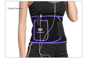 Sport Sweat Belt with Phone Pocket Tummy Stomach Lumbar Sweat Wrap Waist Trimmer Trainer Girdle Slimming Body Shaper Belt