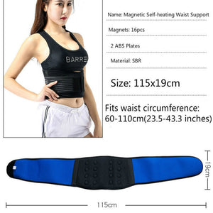 Tourmaline Self Heating Waist Belt Magnetic Back Support Brace Waist Warmer Orthopedic Lumbar Massage Band Posture Corrector