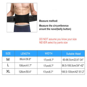 Unisex Waist Trimmer Gym Sports Fitness Lumbar Belt Brace 8 Stable Splints Support with 4 Adjustable Straps Weight Loss Shaper